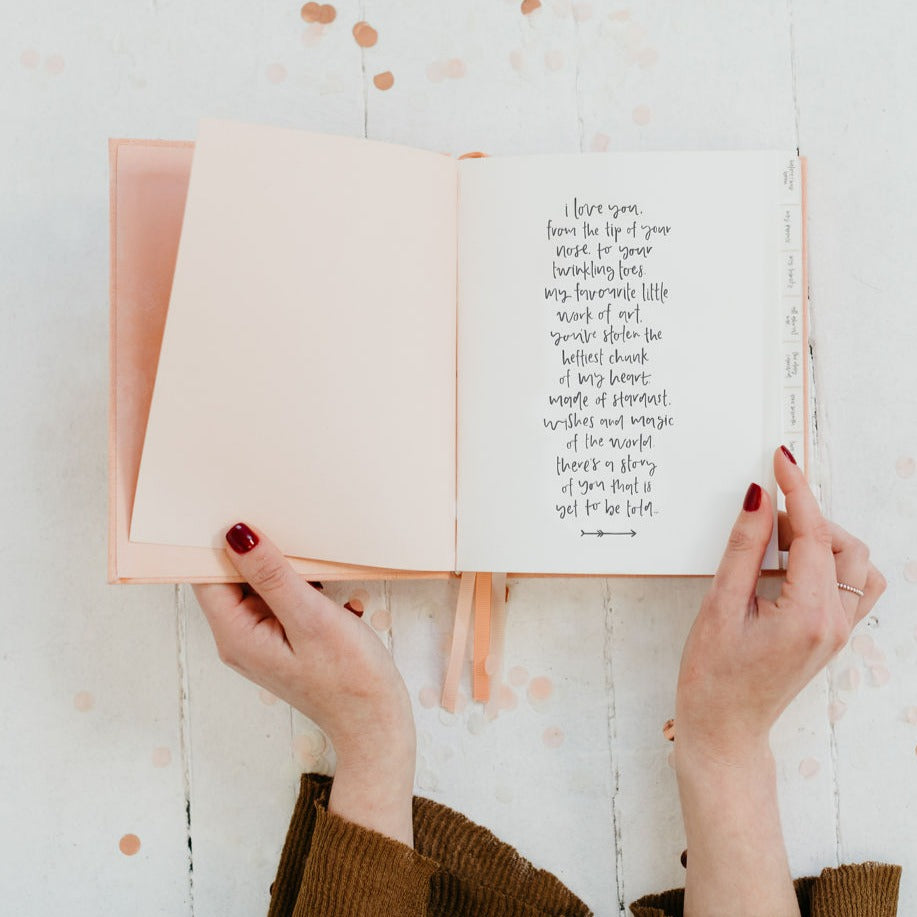 Little Dreamer Baby Journal - Petal