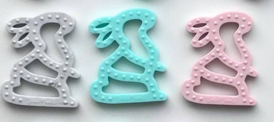 Bunny Silicone Pram Toy