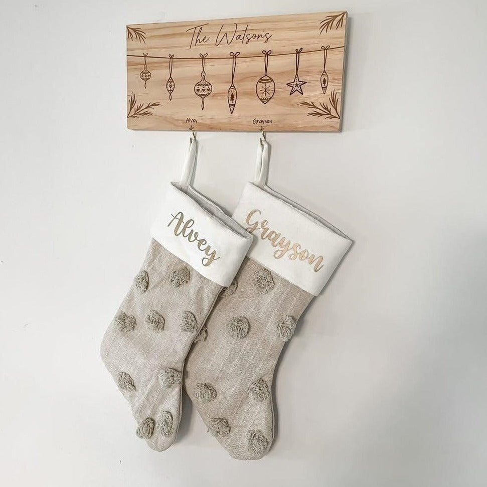 Christmas Stocking wall hanger