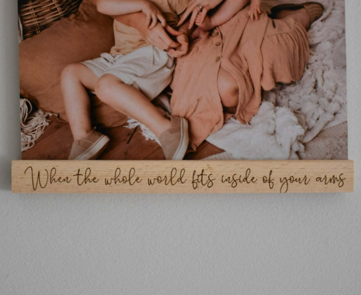 Hanging Frames only with quote