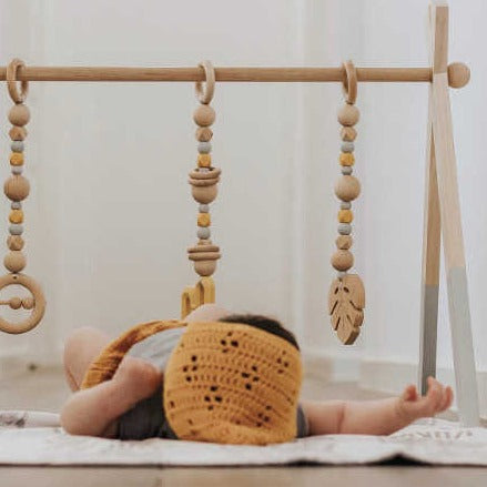 Deluxe Painted Beechwood Play Gym - Frame Only