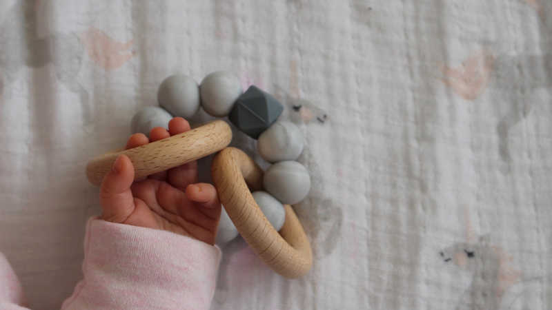 Double Ring Teether - Custom made