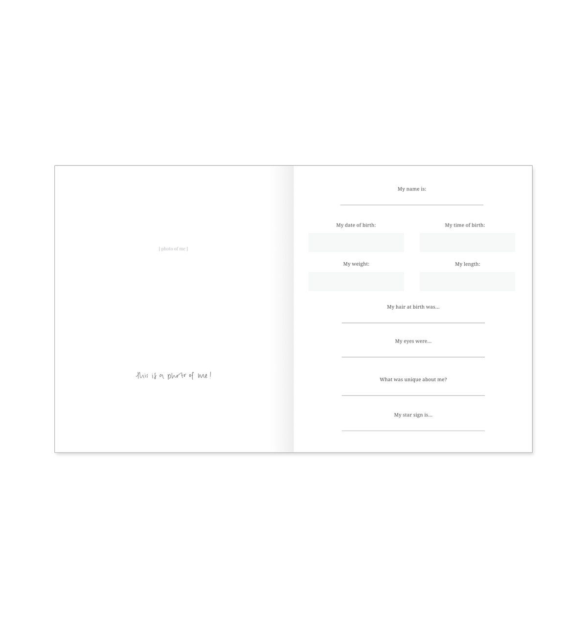 Little Dreamer Baby Journal - Petal