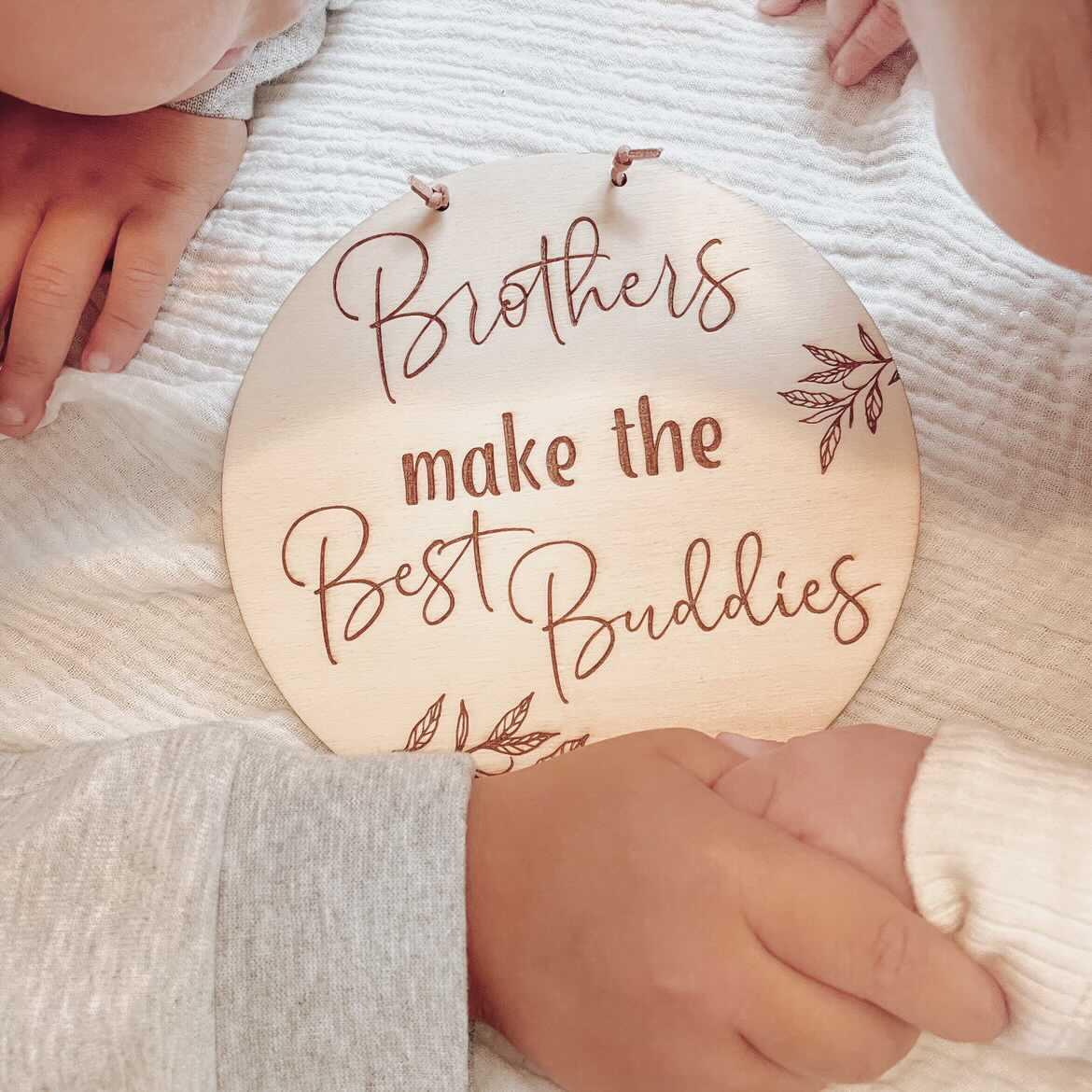 Brothers hanging Plaque