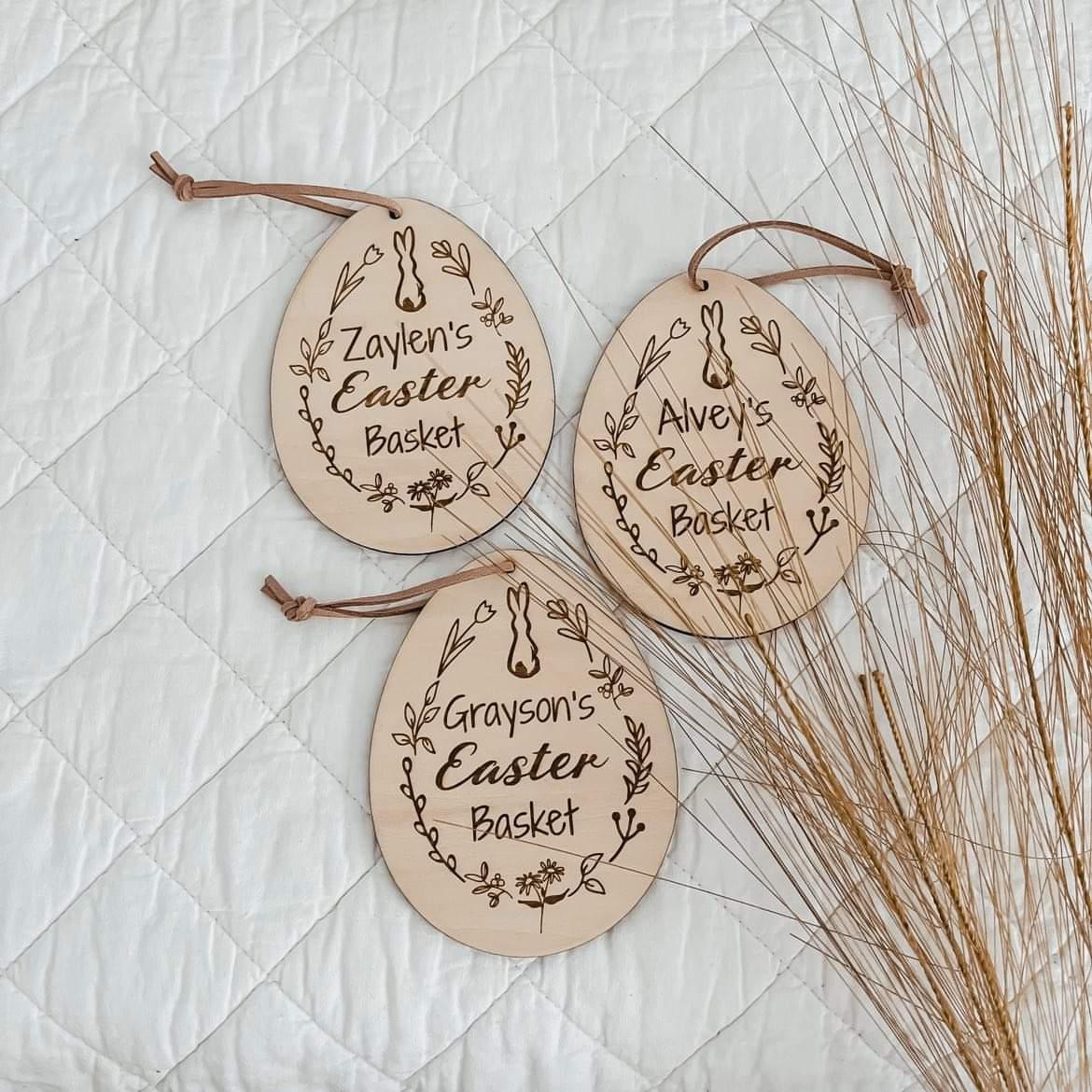 Easter Basket Tags