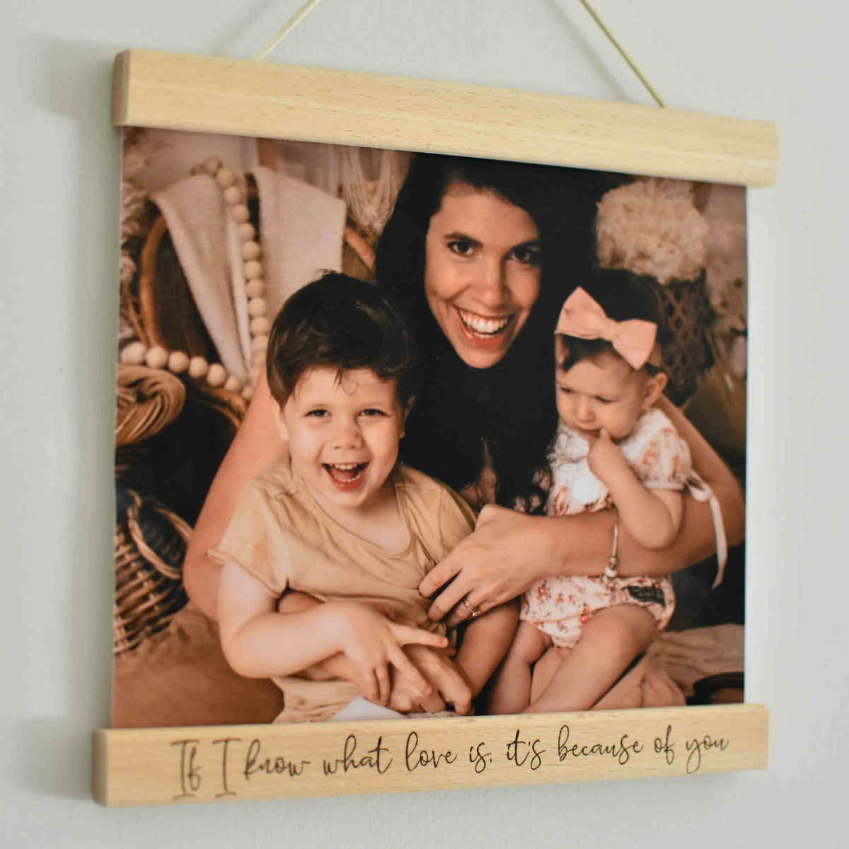 Hanging Frames only with quote