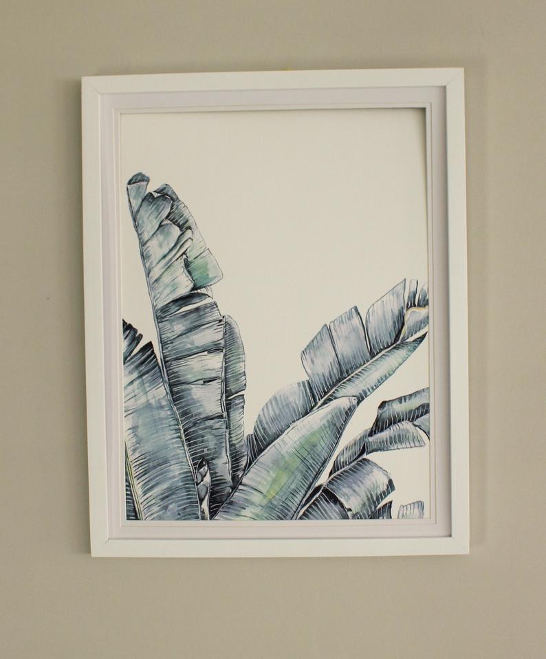 Tropical Loving Palms Print