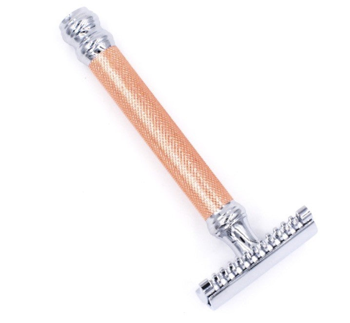 Parker 63c Safety Razor, Open Comb, Rose Gold