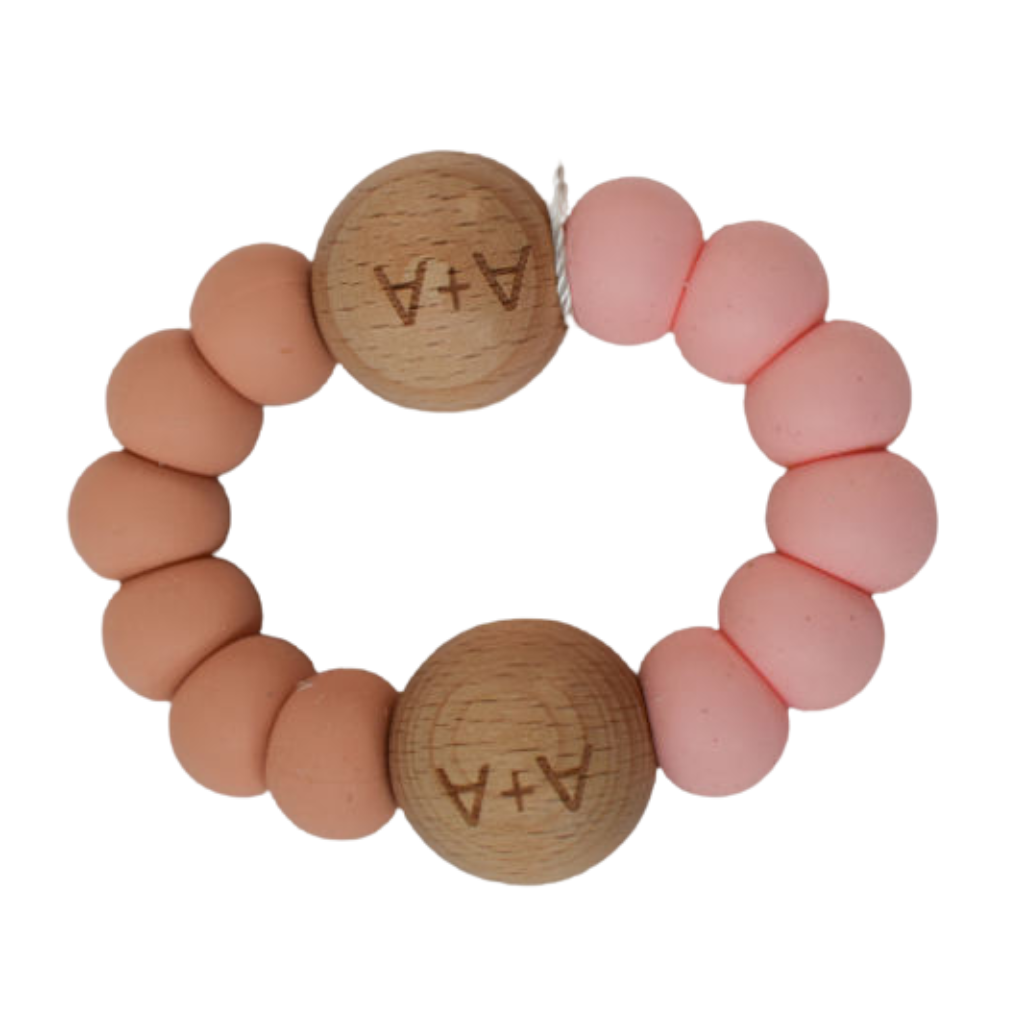 Peachy Pink Lunar Teether