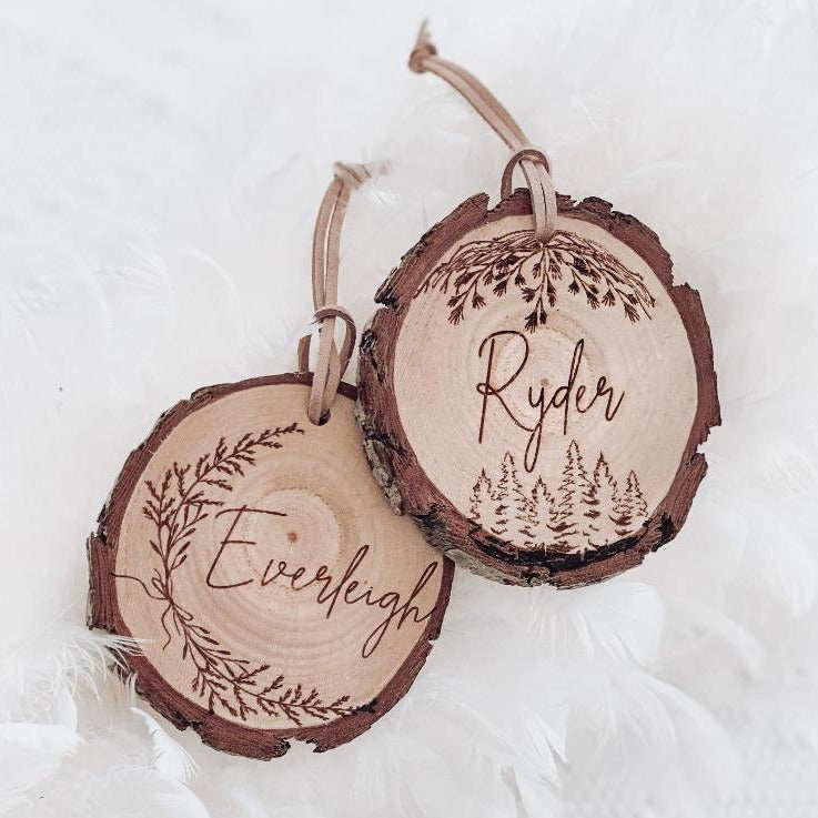 Personalised Rustic Christmas Decoration