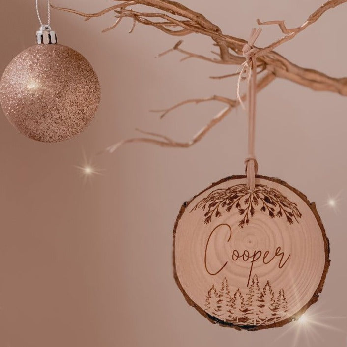 Personalised Rustic Christmas Decoration