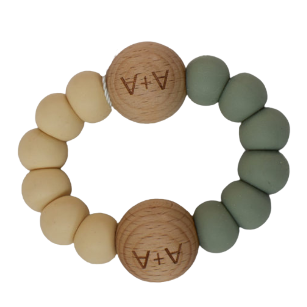 Sage &amp; Cream Lunar Teether