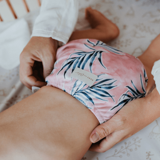 Cloth Nappy - Santorini Palms - Bare &amp; Boho