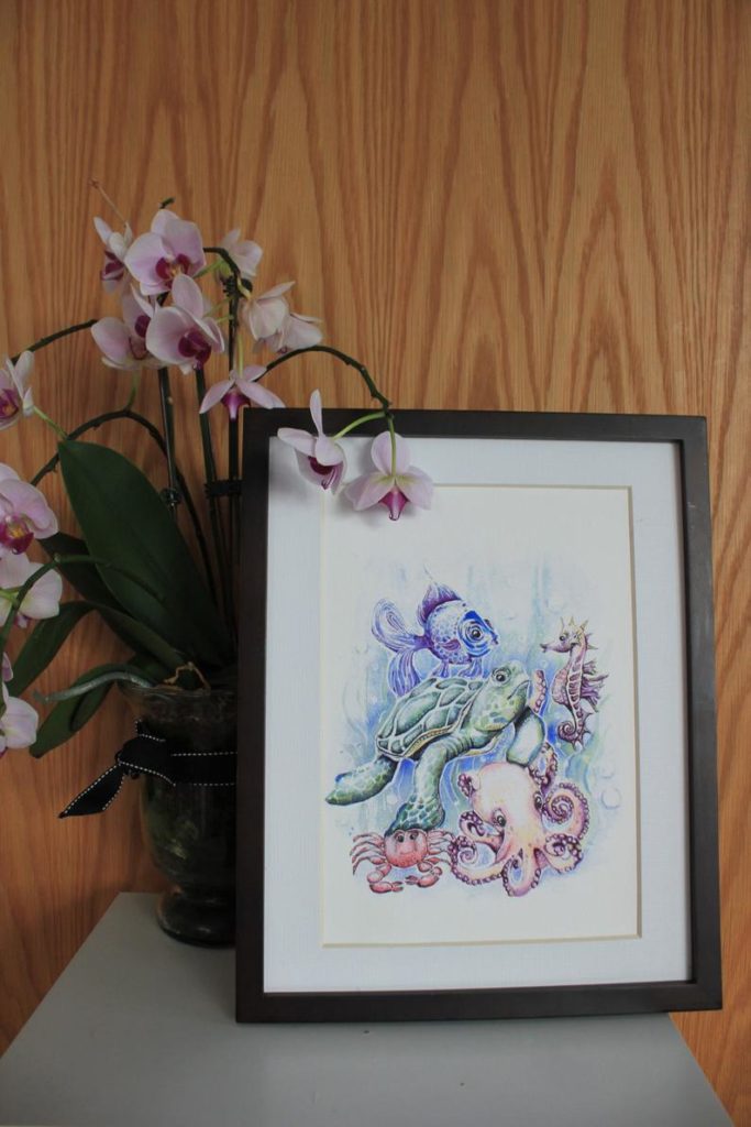 Adorable Sea Babies Print