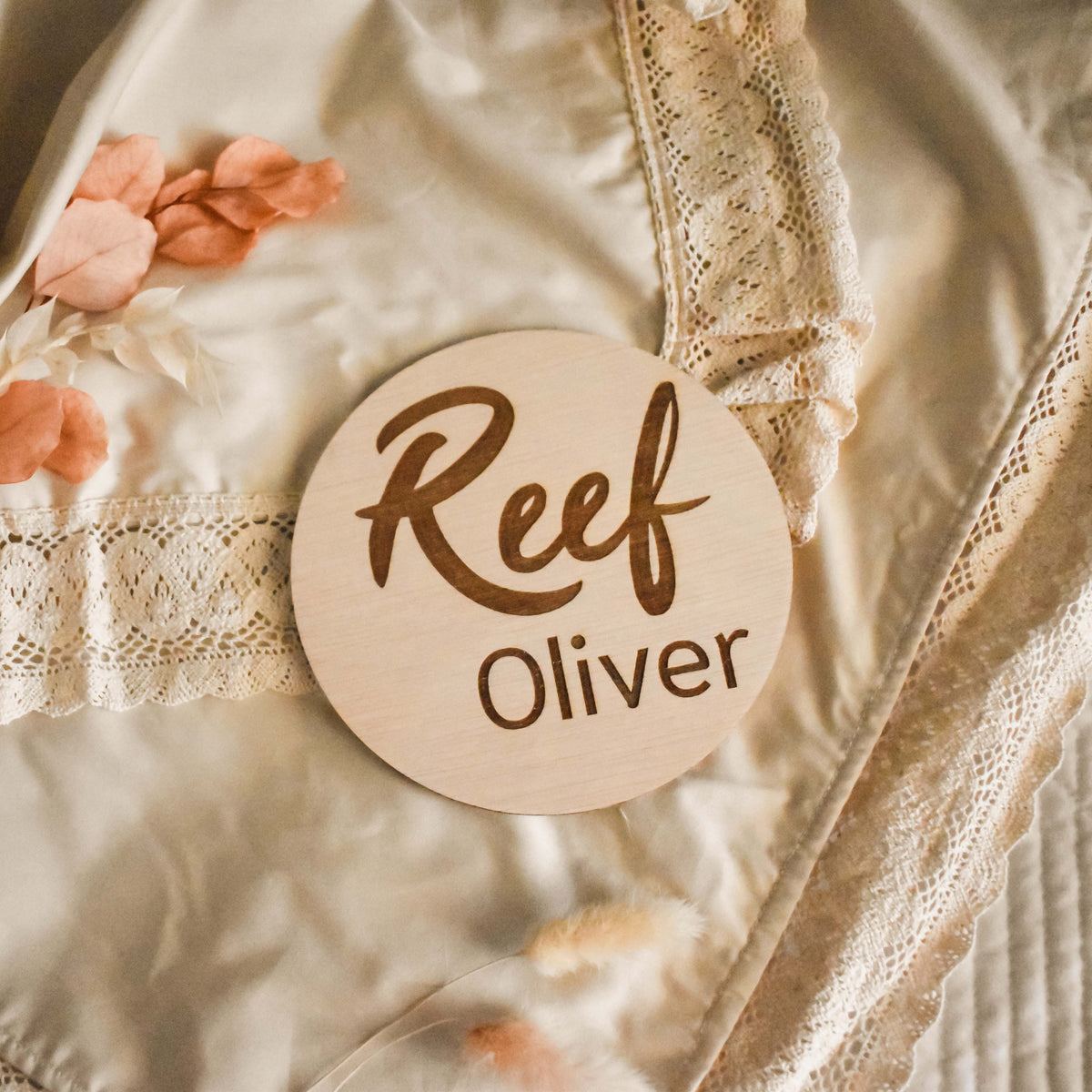 Simple - Round Name Plaque