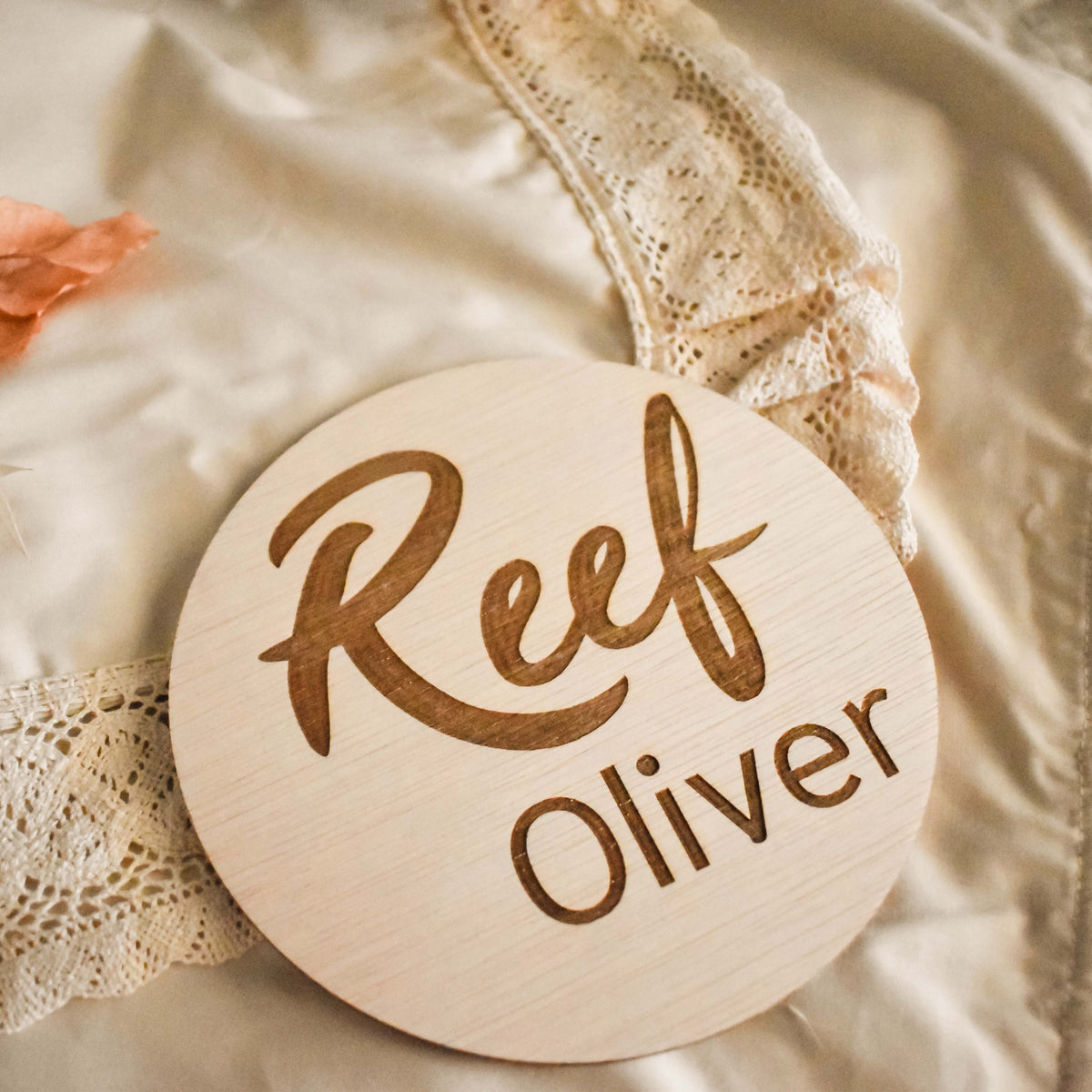 Simple - Round Name Plaque