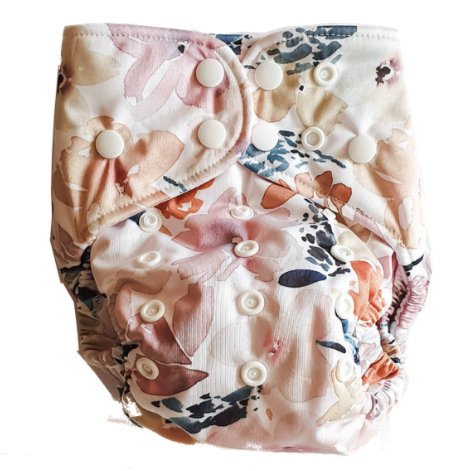 Cloth Nappy - Sunshine Floral - Bare &amp; Boho