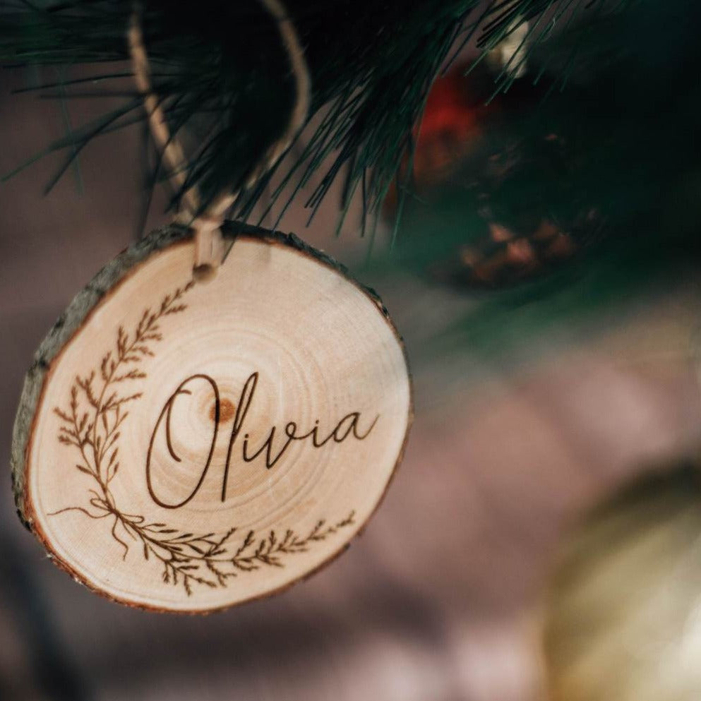 Personalised Rustic Christmas Decoration