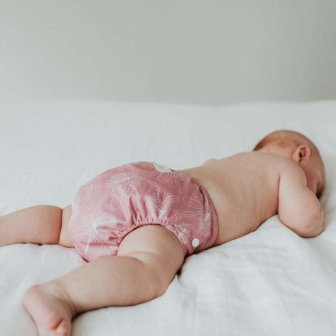 Cloth Nappy - Waratah - Bare &amp; Boho
