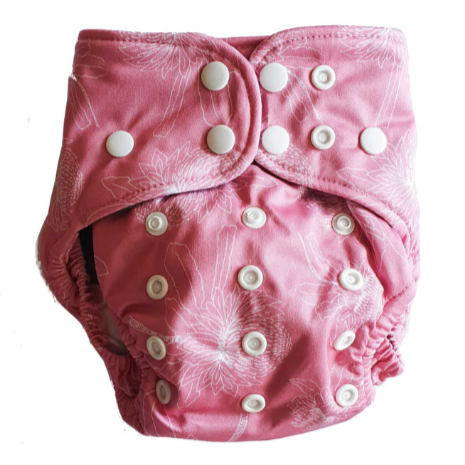 Cloth Nappy - Waratah - Bare &amp; Boho