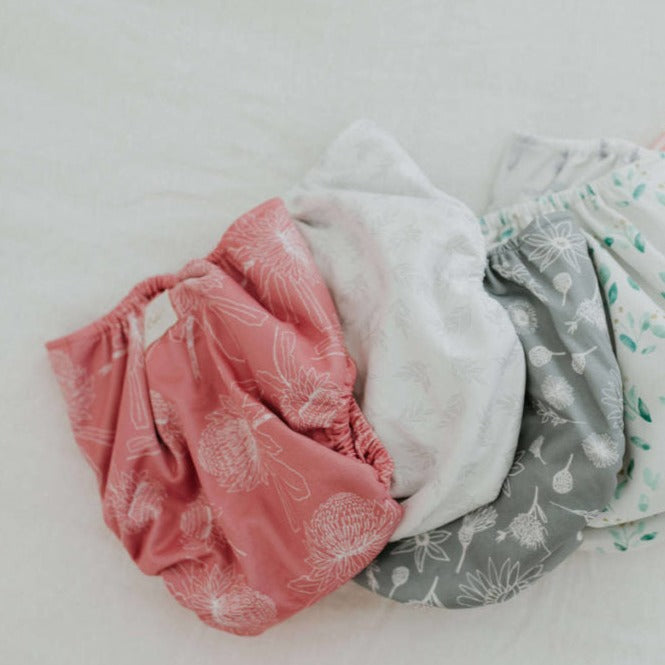 Cloth Nappy - Waratah - Bare &amp; Boho