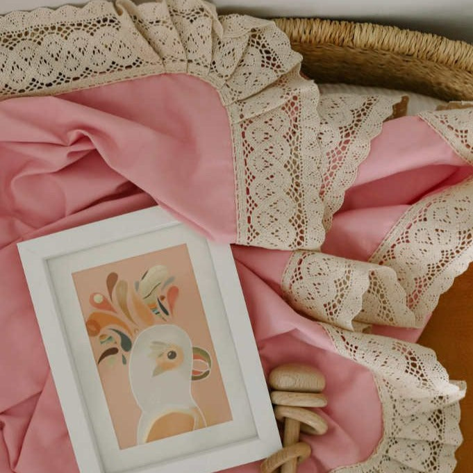 Heritage Blanket - Buttercup Pink
